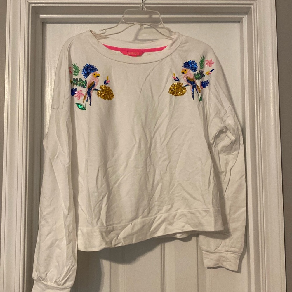 EUC Lilly Pulitzer sequin top! Medium
